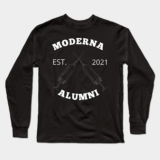 moderna alumni 2021 Long Sleeve T-Shirt by Yasdey